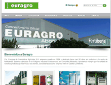 Tablet Screenshot of euragro.com